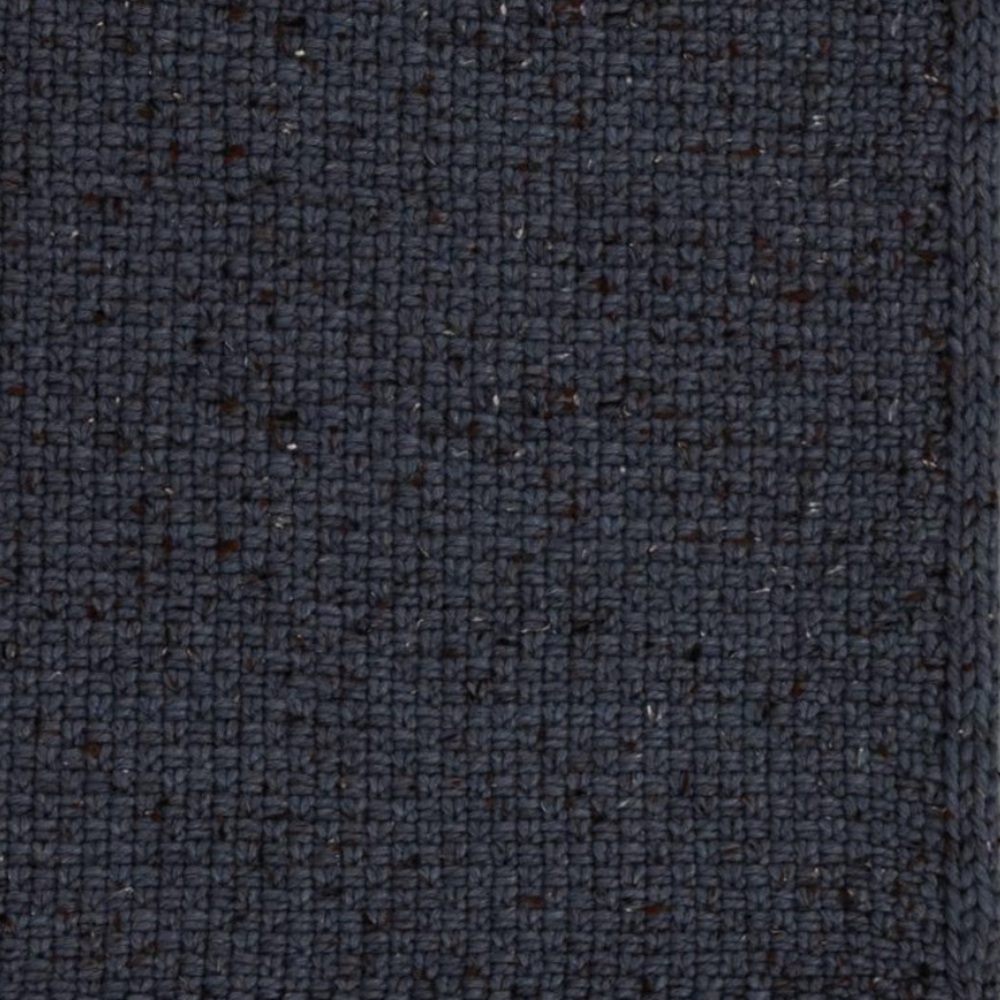 Threshold Size 50"x60" Marled Knit Throw Blanket Gray Blue Recycled Polyester - Picture 3 of 5